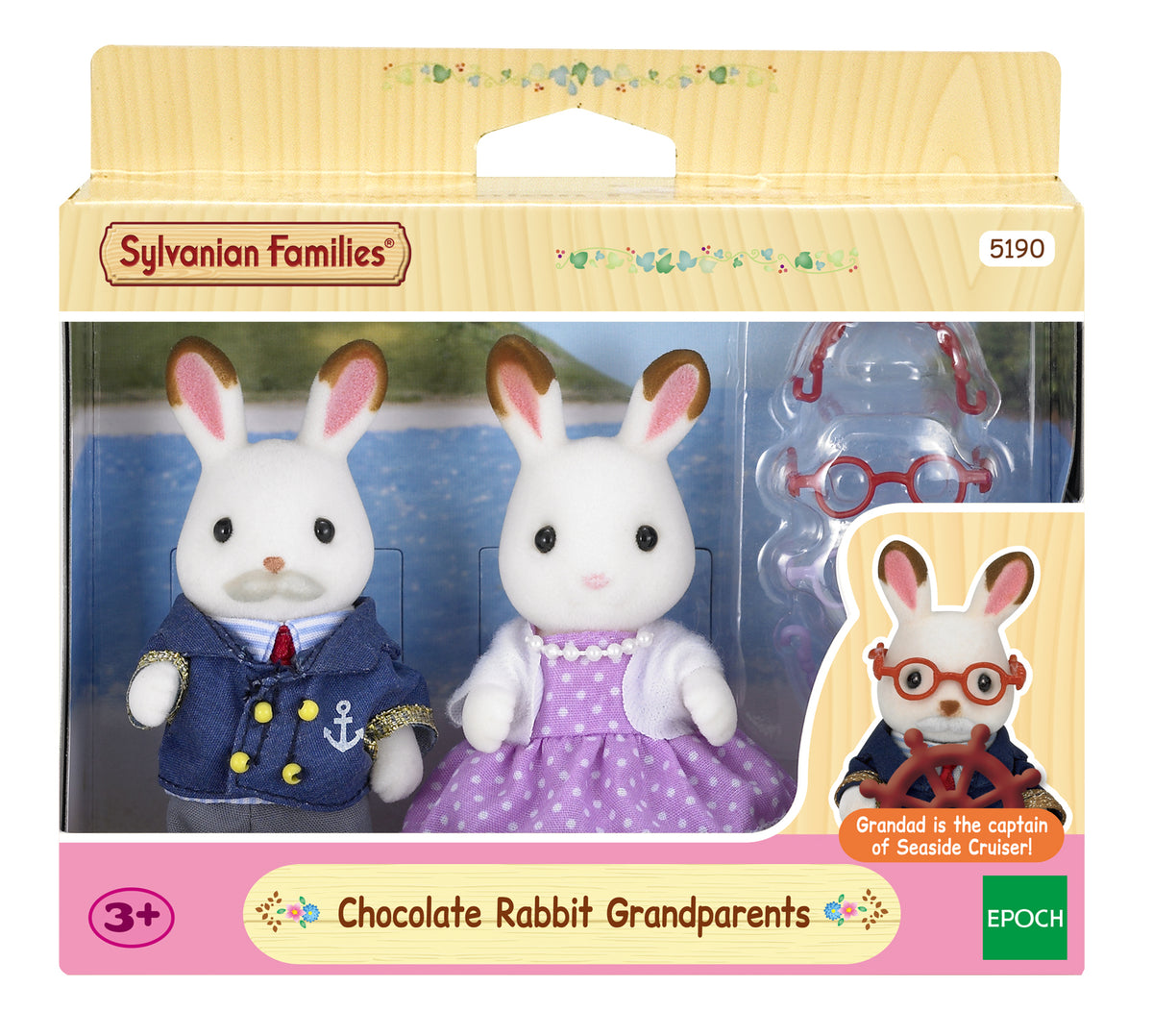 Sylvanian Families Les grands-parents Lapin Chocolat