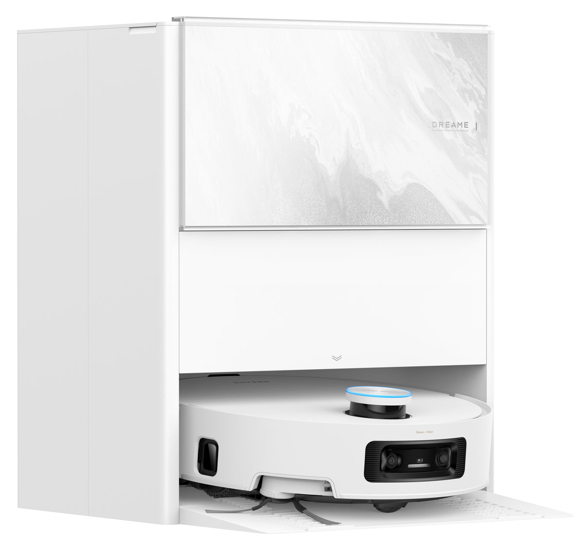 Dreame Aqua10 Ultra Track Complete, Aspirateur Robot Laveur, Blanc