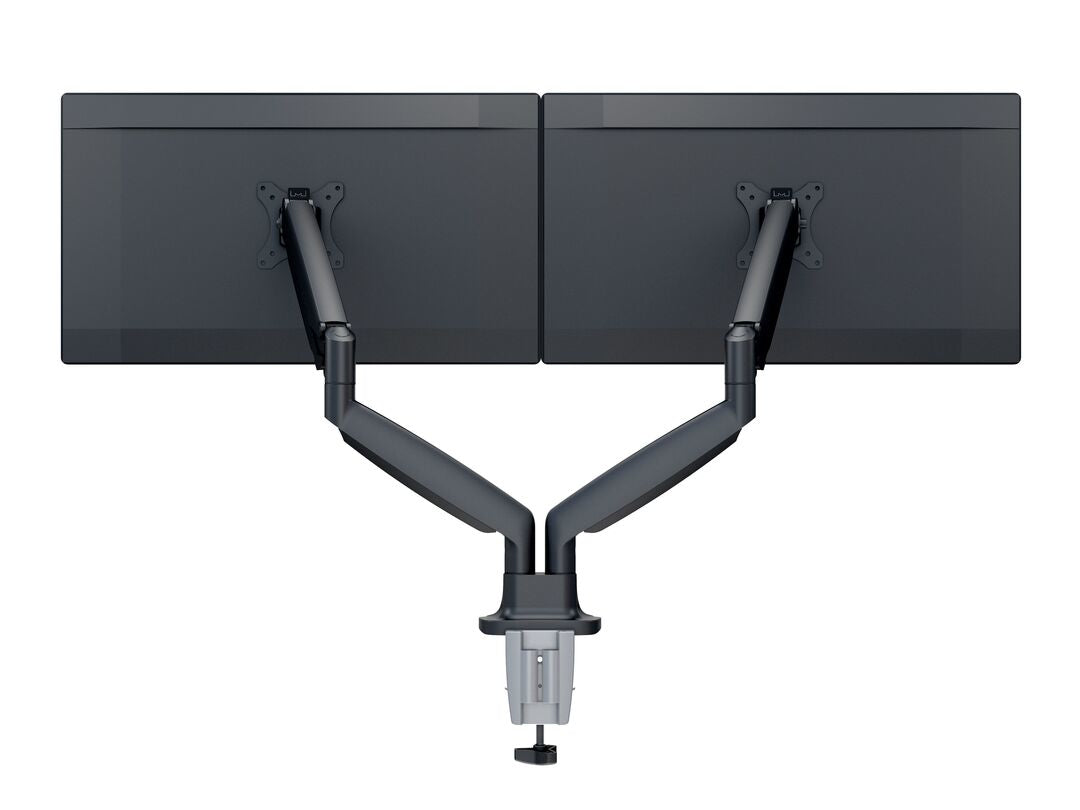 Multibrackets 3286 Support d'Écran Plat pour Bureau 15" à 27", Noir et Argent