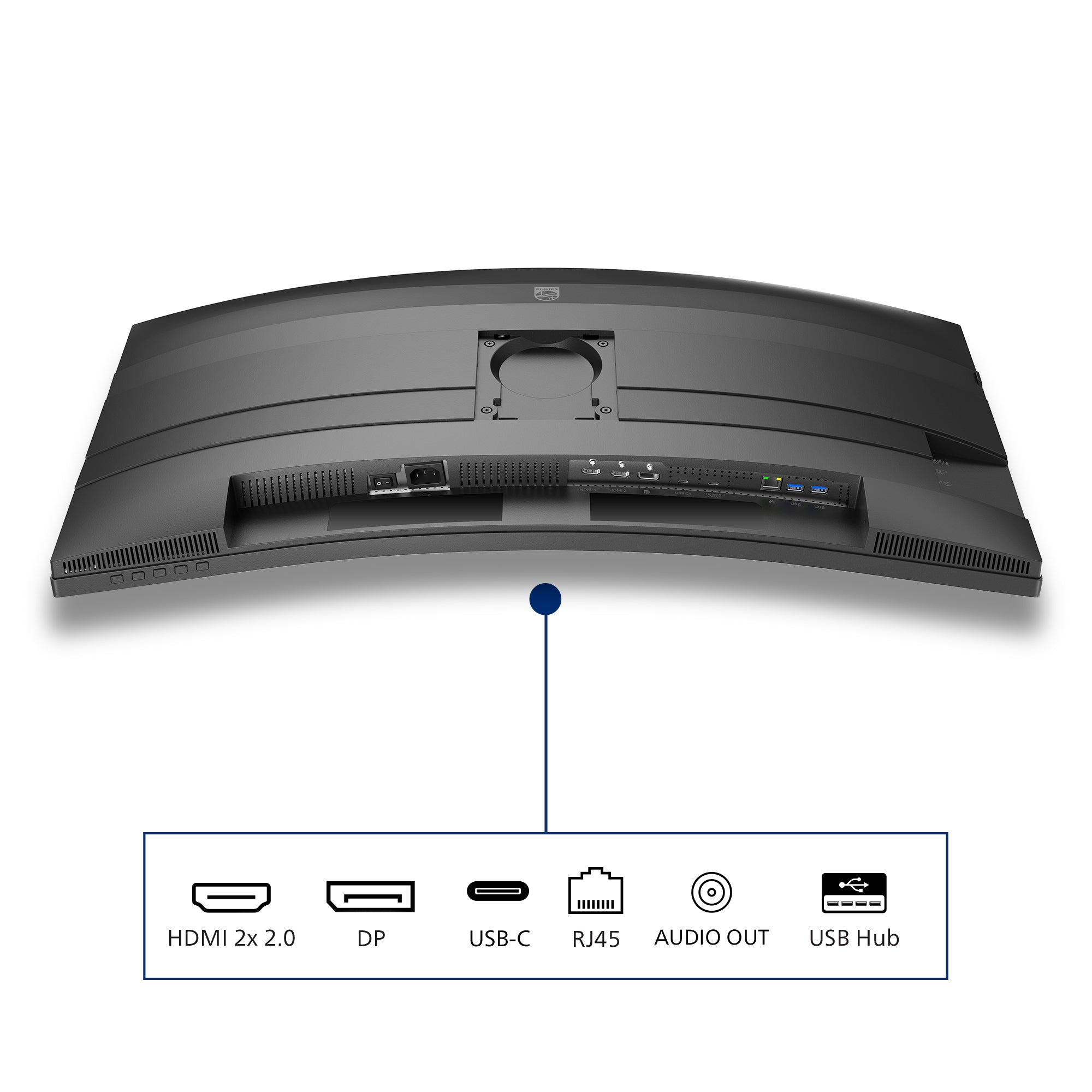 Philips 5000 series 34B2U5600C/00 écran plat de PC 86,4 cm (34") 3440 x 1440 pixels Dual QHD LCD Gris