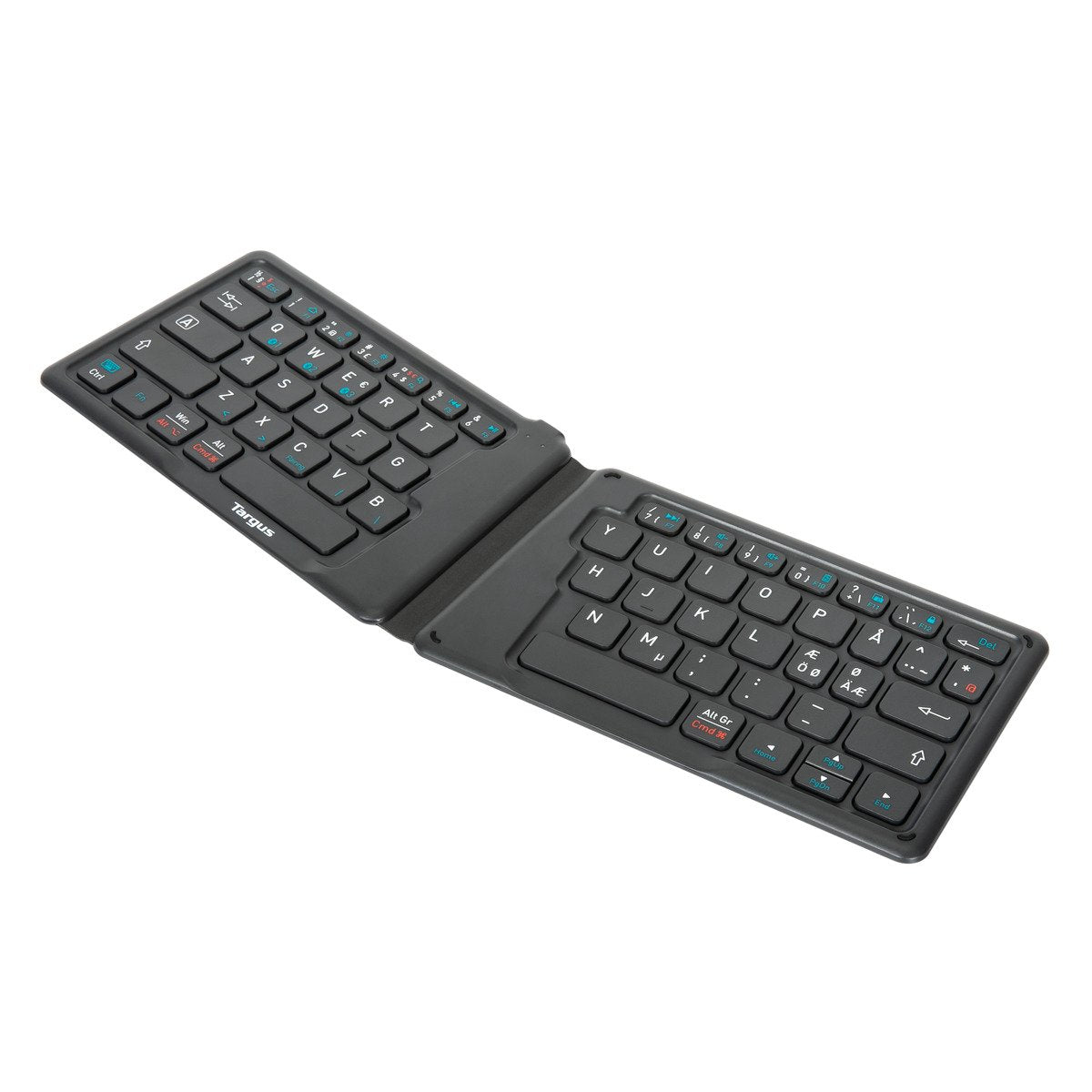 Targus AKF003NO Clavier Universel Bluetooth QWERTY Nordique, Noir