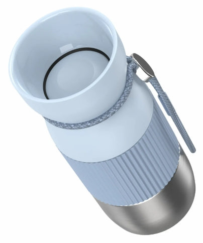 Tefal beYou N2191610 thermos 360 ml Bleu, Acier inoxydable Acier inoxydable