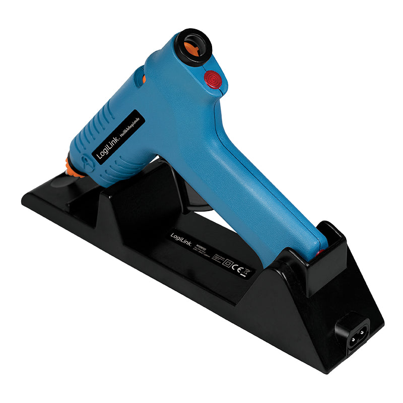 LogiLink WZ0052 pistolet et stylo à colle chaude Pistolet à colle chaude Bleu 80 W