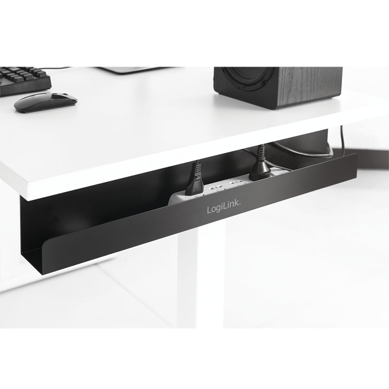 LogiLink KAB0070 range-câbles Bureau Plateau de câbles Noir 1 pièce(s)
