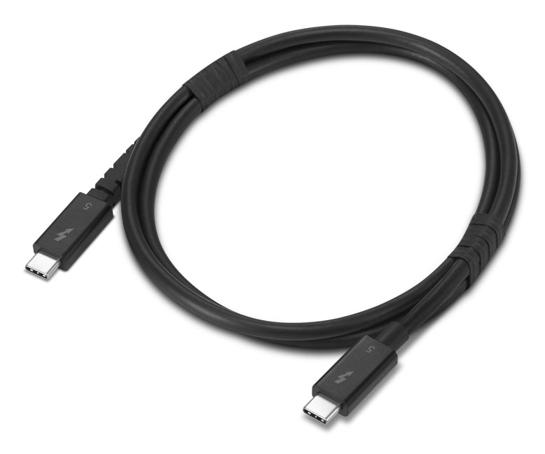 Lenovo 4X91U94411 Câble Thunderbolt 1 m 80 Gbit/s Noir