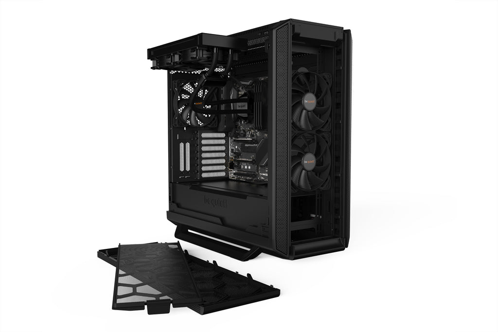 be quiet! Silent Base 802 Noir | Boîtier PC ARGB, Mini ITX / Micro ATX / ATX / E-ATX, 3 ventilateurs Pure Wings 140 mm