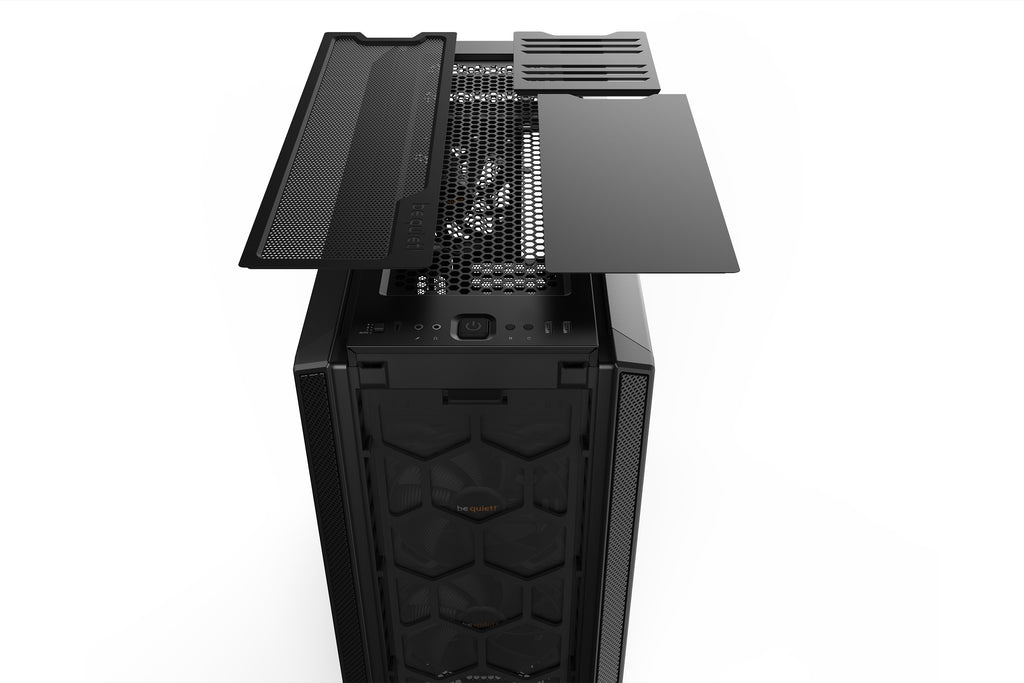 be quiet! Silent Base 802 Noir | Boîtier PC ARGB, Mini ITX / Micro ATX / ATX / E-ATX, 3 ventilateurs Pure Wings 140 mm