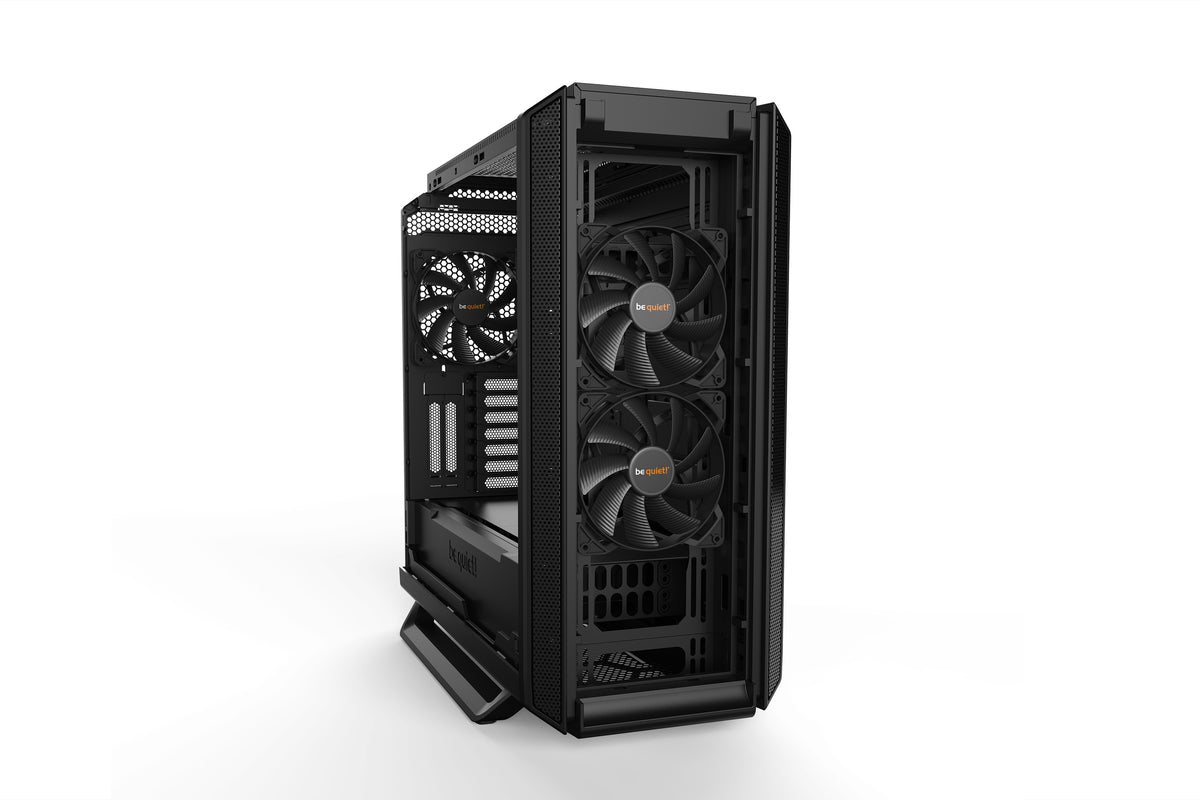 be quiet! Silent Base 802 Noir | Boîtier PC ARGB, Mini ITX / Micro ATX / ATX / E-ATX, 3 ventilateurs Pure Wings 140 mm