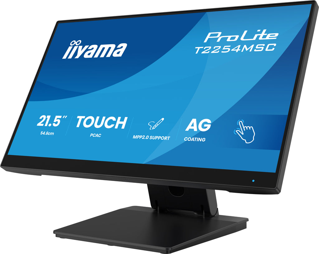 iiyama T2254MSC-B2AG écran plat de PC 54,6 cm (21.5") 1920 x 1080 pixels Full HD LED Écran tactile Noir