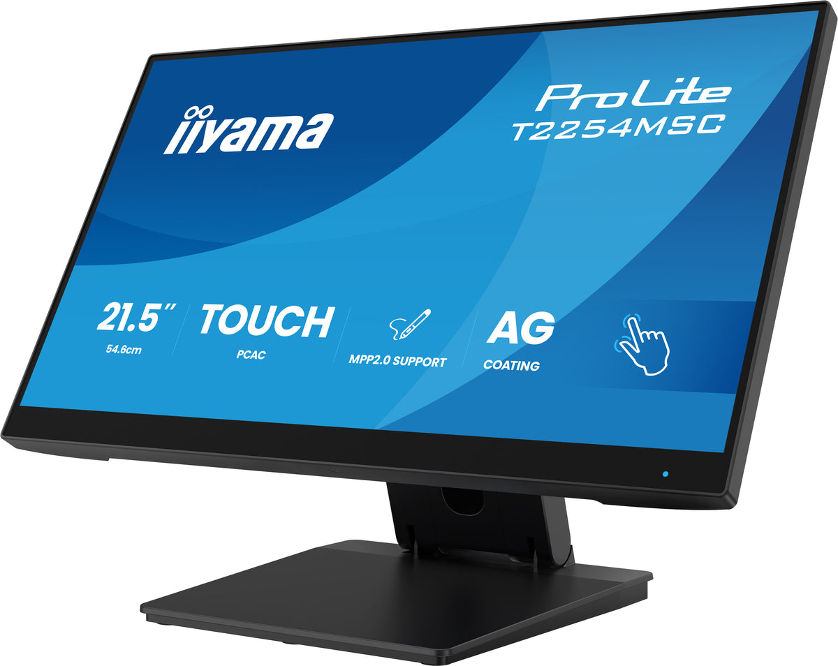 iiyama T2254MSC-B2AG écran plat de PC 54,6 cm (21.5") 1920 x 1080 pixels Full HD LED Écran tactile Noir