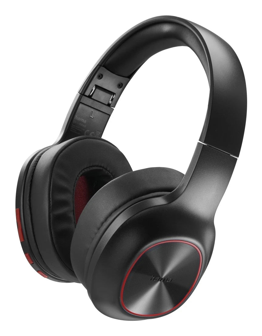 Hama Spirit Calypso III Casque Sans fil Arceau Appels/Musique Bluetooth Noir, Rouge