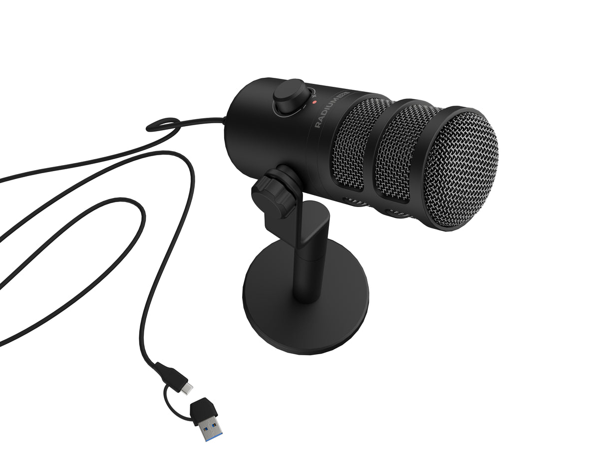 GENESIS Radium 350D Noir Microphone de PC