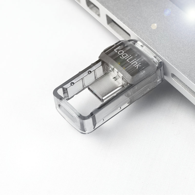 LogiLink BT0054 récepteur de musique de bluetooth Gris, Transparent