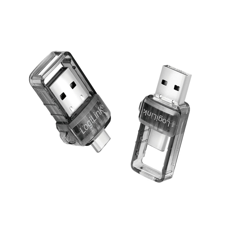 LogiLink BT0054 récepteur de musique de bluetooth Gris, Transparent