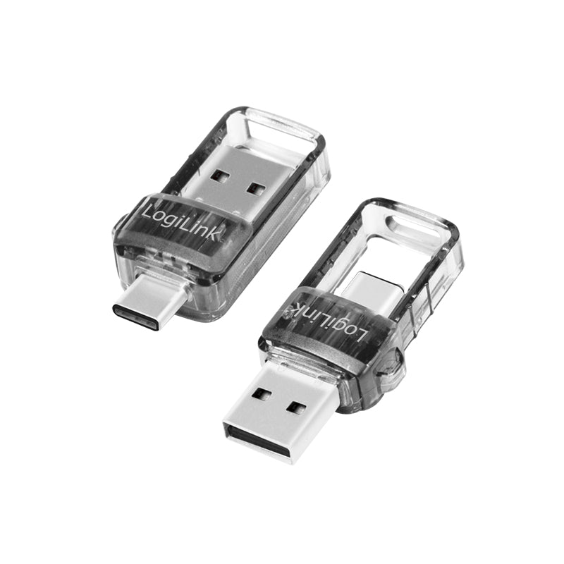 LogiLink BT0054 récepteur de musique de bluetooth Gris, Transparent