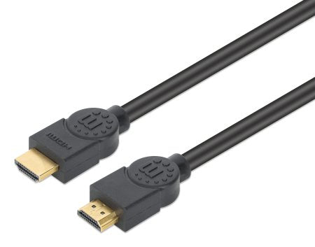 Manhattan Câble HDMI 4K@60Hz avec Ethernet, certifié CL3, 8 m, adapté à une installation encastrée, pour tous les appareils 4K et 1080p/HD, noir, Ultra HD 4K x 2K, mâle-mâle, garantie à vie, Premium High Speed