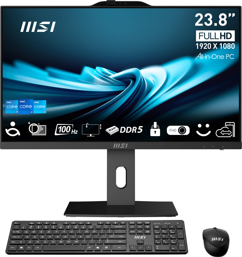 MSI Pro AP242P 14M-813EU Intel® Core™ i7 i7-14700 60,5 cm (23.8") 1920 x 1080 pixels PC All-in-One 16 Go DDR5-SDRAM 1 To