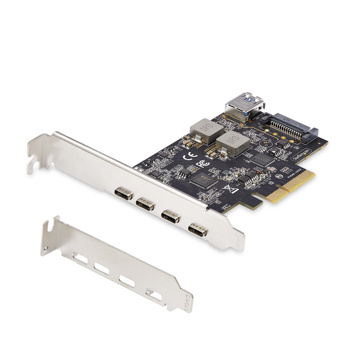 StarTech.com Carte PCIe USB 5 Ports USB 3.2 10Gbps, 4x USB-C et 1x USB-A interne