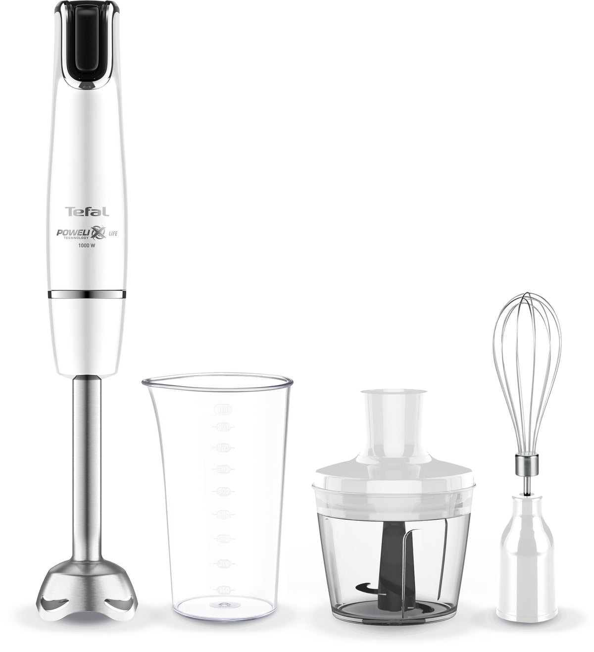 Tefal InfinyForce HB9441 0,8 L Mélangeur par immersion 1000 W Blanc