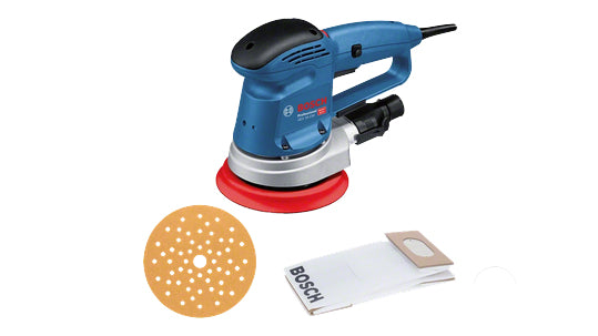 Bosch Bosch GEX 34-150 Professional Ponceuse orbitale aléatoire 12000 tr/min 24000 OPM Noir, Bleu, Gris, Rouge