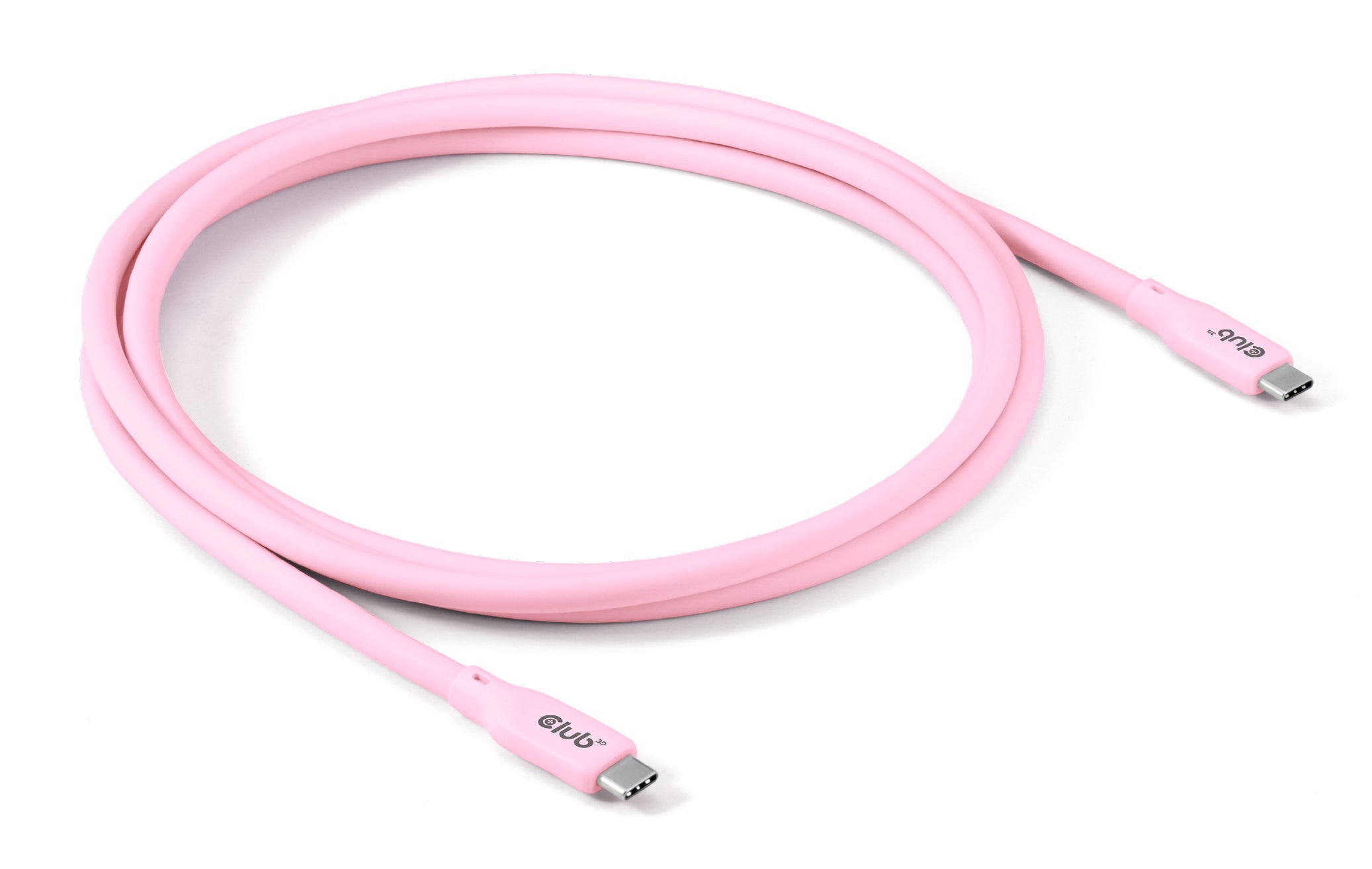 CLUB3D CAC-3002 câble USB USB4 Gen 2x2 2 m USB C 20 Gbit/s 240 W Rose