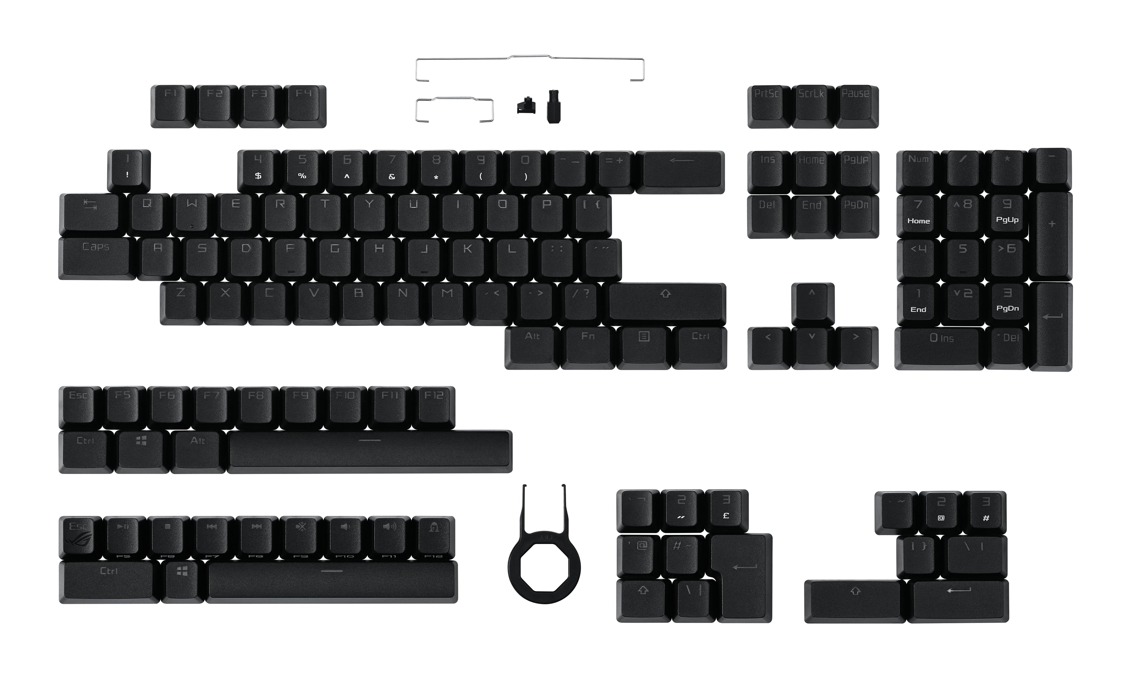 ASUS ROG PBT Keycap Set (AC03) Capuchon de clavier