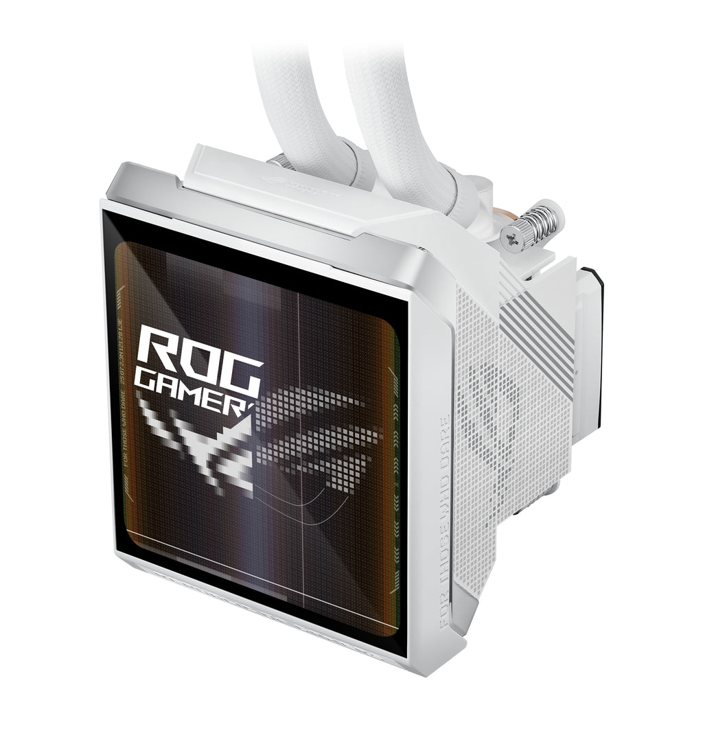ASUS ROG STRIX SLC IV 360 ARGB LCD WHT Processeur Refroidisseur de liquide tout-en-un 12 cm Blanc 1 pièce(s)