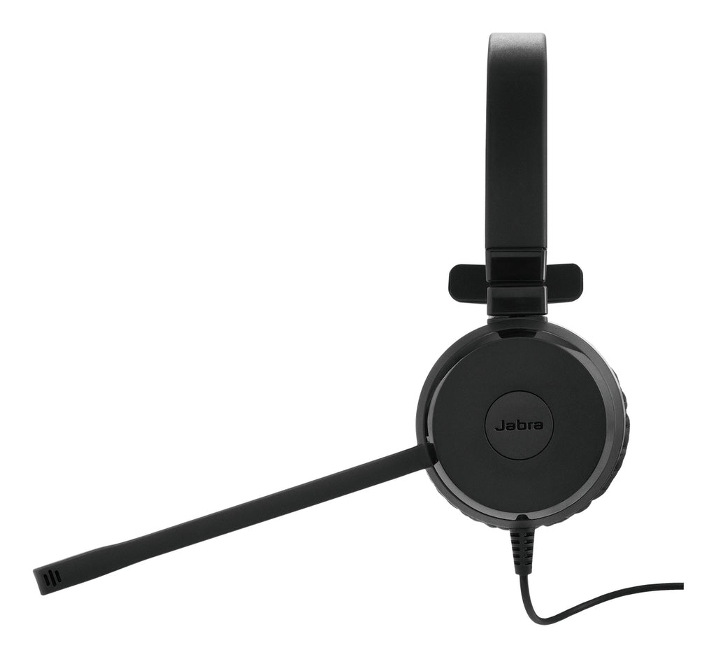 Jabra Evolve 30 II Casque Filaire USB Type-C / USB Type-A pour Bureau et Centre d'appels, Noir
