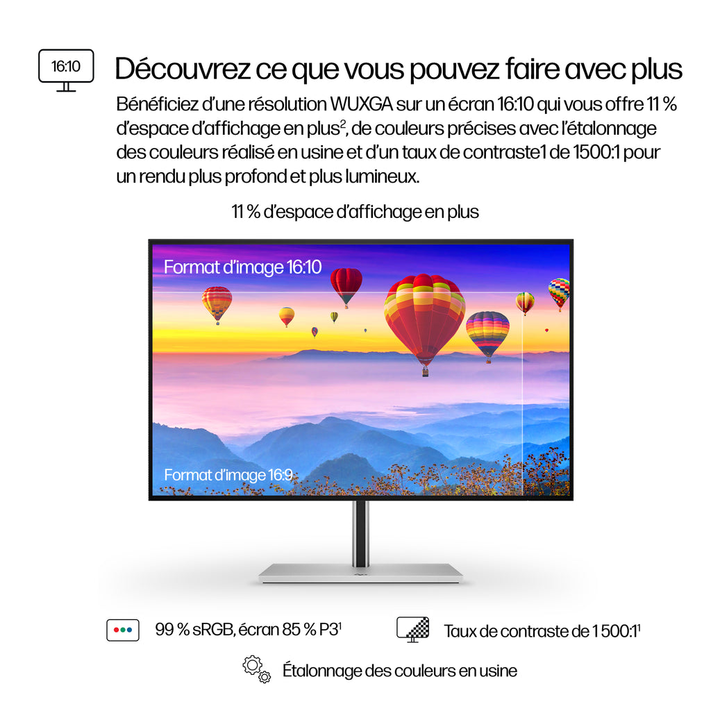 HP Series 7 Pro Moniteur 24 pouces WUXGA USB-C 724pu sans PVC