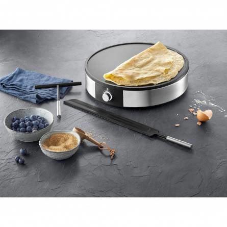 WMF Lono Creperie appareil à crêpes 1 crèpe(s) 1600 W Noir, Argent