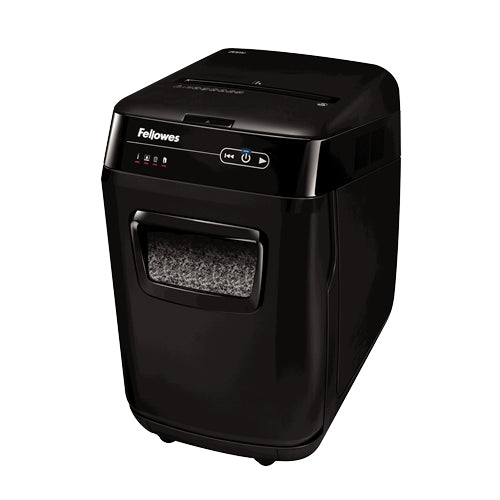 Fellowes AutoMax 200M Destructeur de Papier Micro-Coupe, Noir