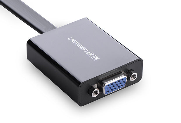 Ugreen 40248 câble vidéo et adaptateur 0,16 m VGA (D-Sub) HDMI + Micro-USB Noir