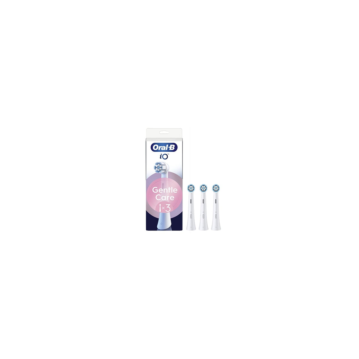 Braun Brossettes dentaires Oral-B Série iO Gentle Care x3 blanc