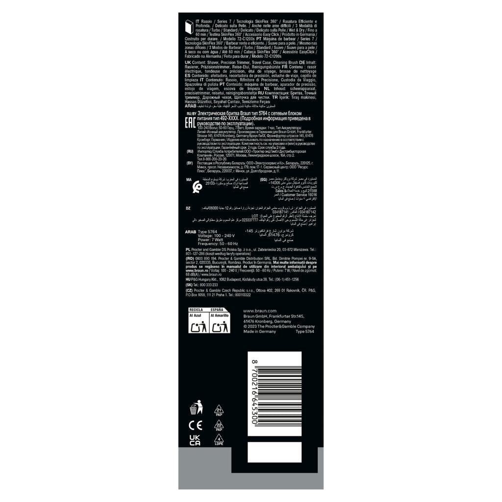 Braun Rasoir électrique Series 7