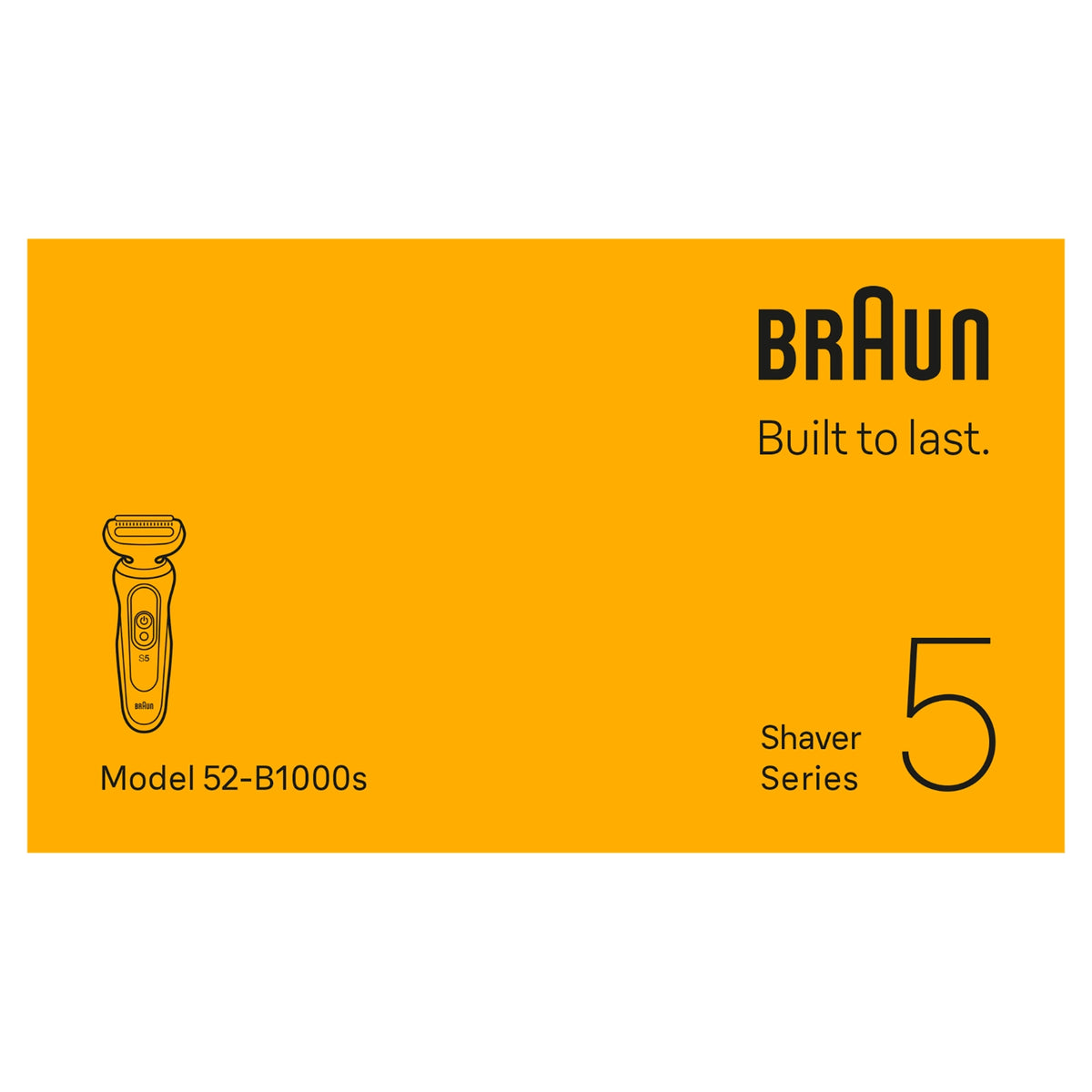 Braun Rasoir électrique Series 5 - 2 modes de rasage