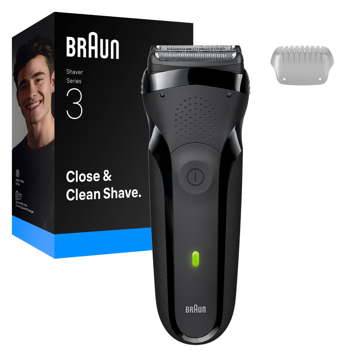 Braun Rasoir électrique Series 3 avec 1 sabot