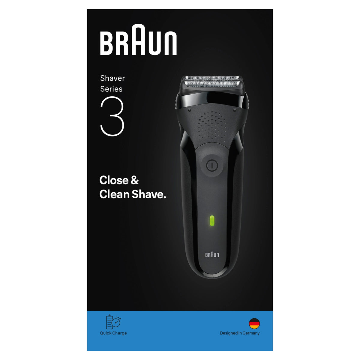 Braun Rasoir électrique Series 3 avec 1 sabot