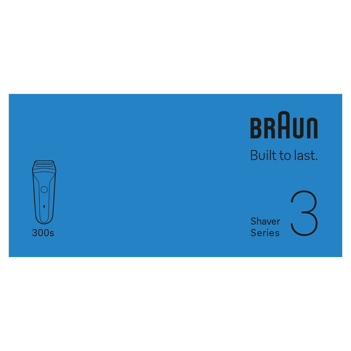 Braun Rasoir électrique Series 3 avec 1 sabot