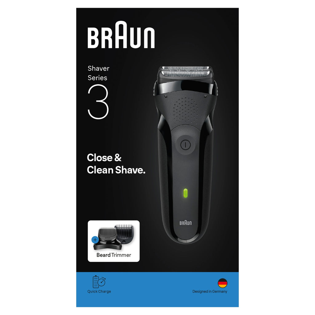 Braun Rasoir électrique Series 3 avec 3 sabots
