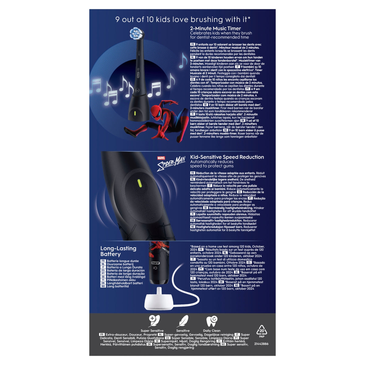Oralb Brosse à dents Electrique iO2 - Spiderman