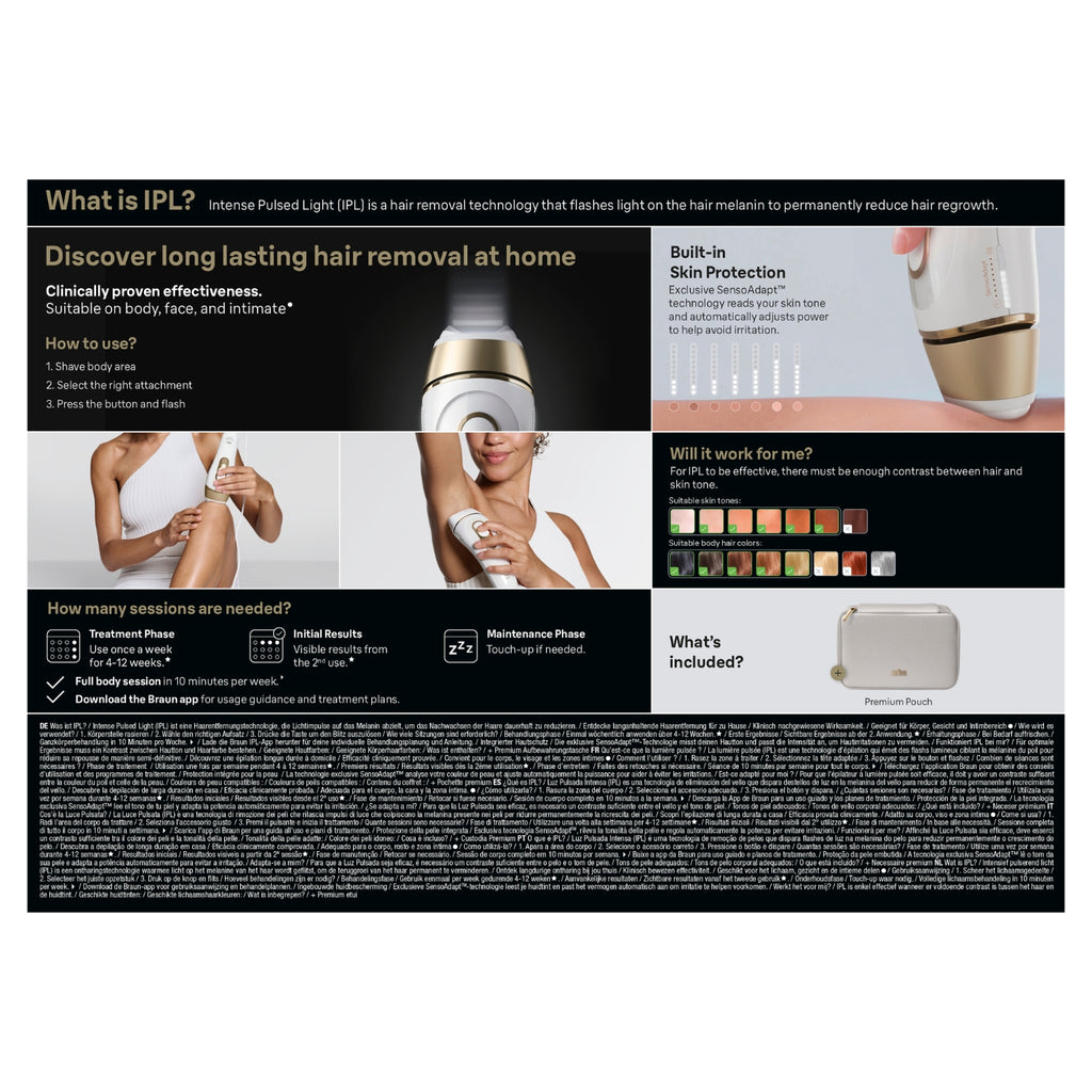 Braun Epilateur électrique Silk-expert Pro PL5210 IPL
