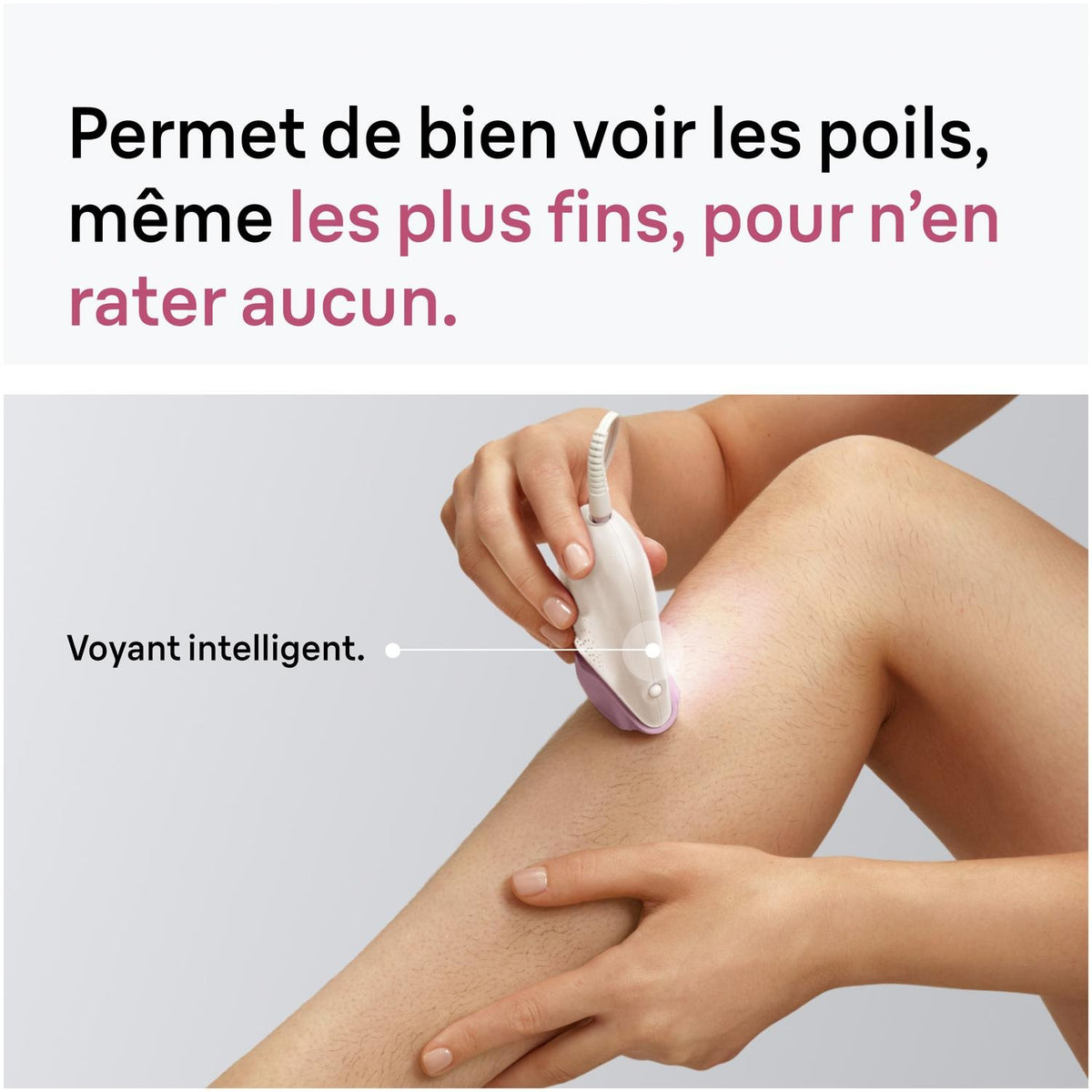 Braun Epilateur Electrique Filaire Silkepil 3031 - Rose et blanc