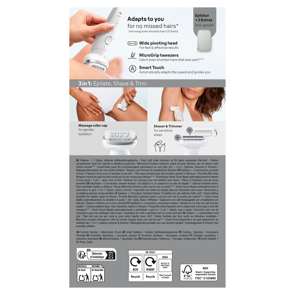 Braun Epilateur sans fil Silk Epil 9 - SES9-030