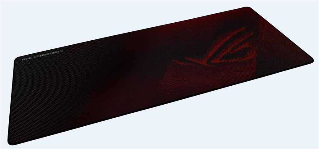 ASUS ROG Strix Scabbard II Tapis de souris de jeu Noir, Rouge