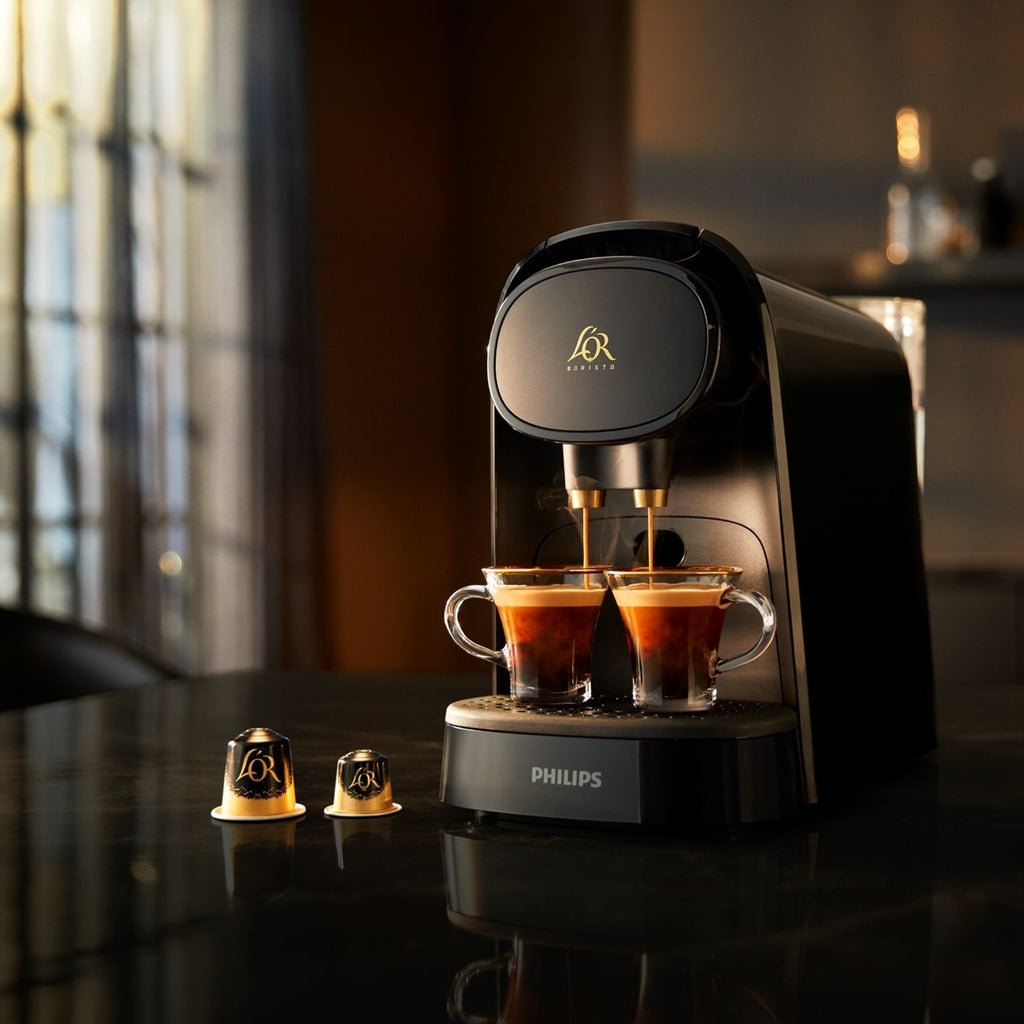 Philips Cafetière à capsules L'Or Barista LM8012/60 machine à café Original Noire