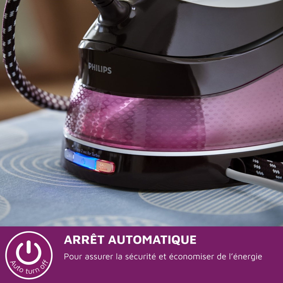 Philips Centrale vapeur GC7842/40 Perfectcare Compact Violet