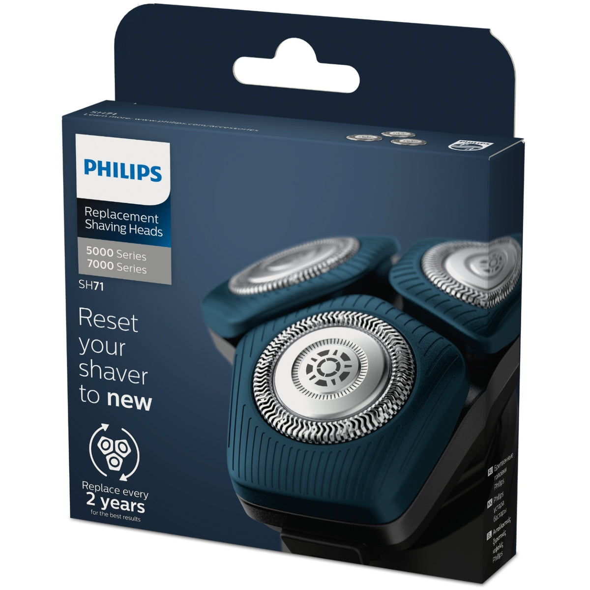 Philips Lot de 3 têtes de rasoir SH71/50