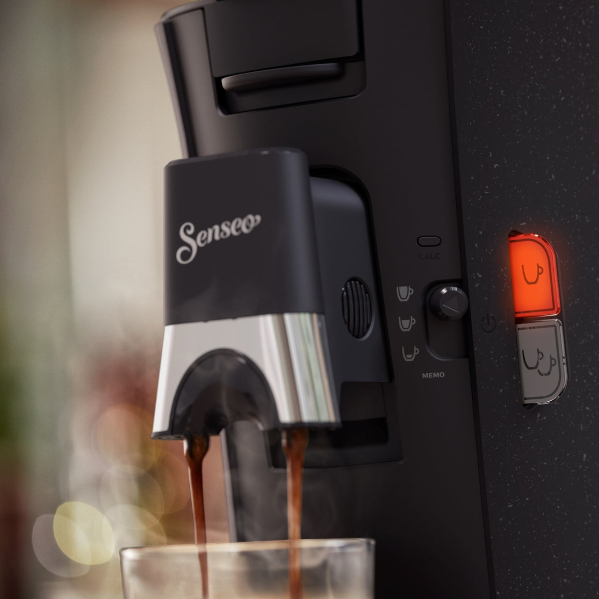 Philips Cafetière à dosette Senseo CSA240/21 machine à café Select Noire