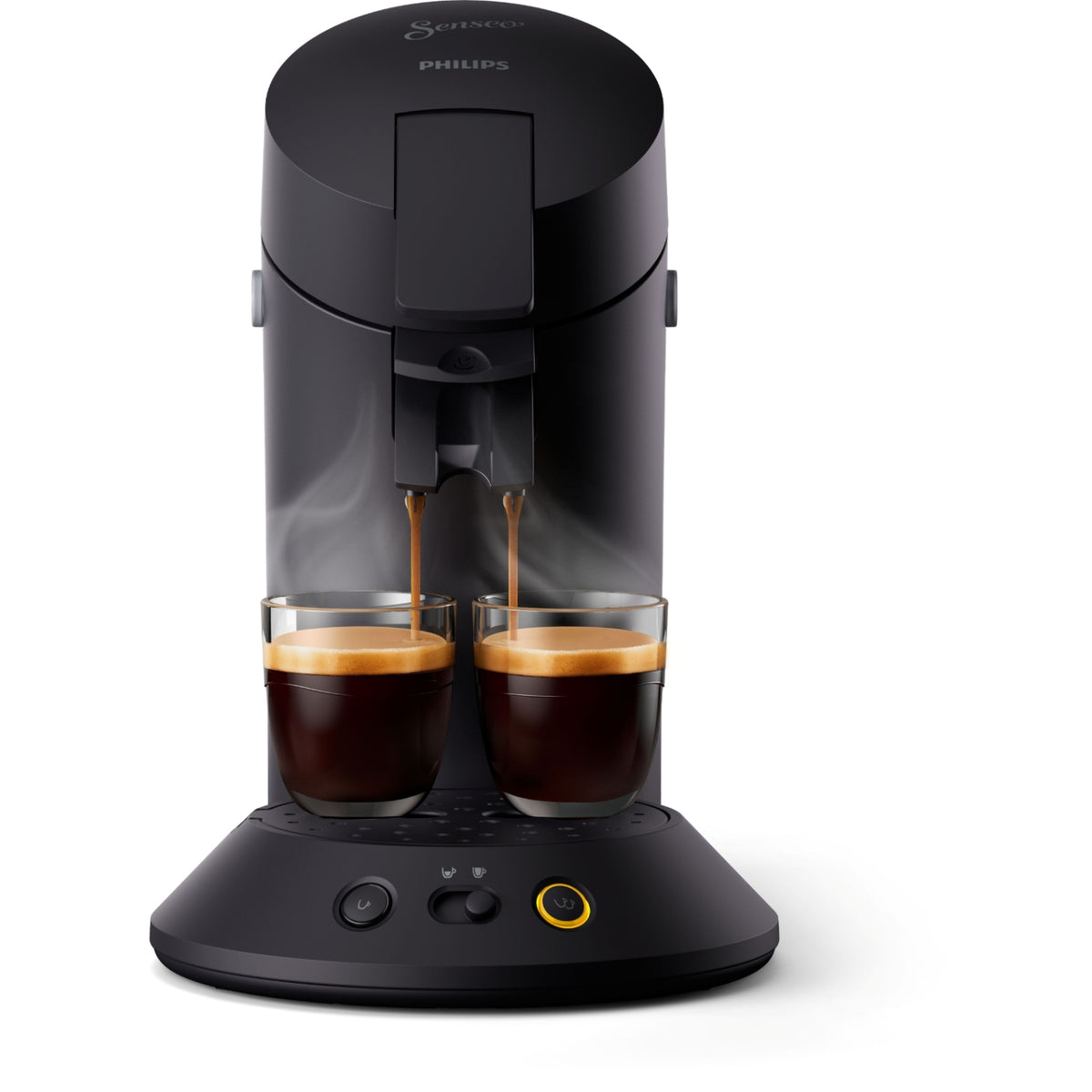 Philips Cafetière à dosette Senseo CSA210/81 machine à café Original plus Noire