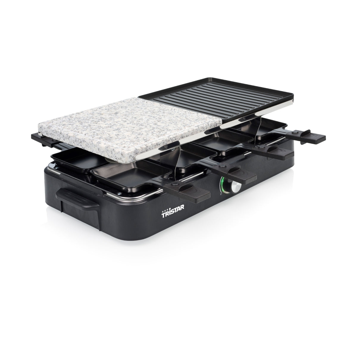 Tristar Appareil à raclette, grill et pierre à griller 8 personnes RA-2752CA